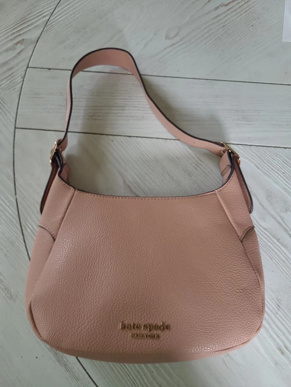 Kate Spade Small Blush Pink Hobo - EUC